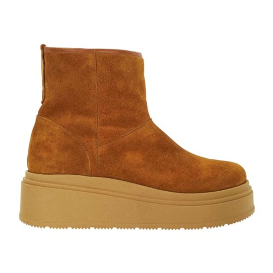 Dune London - "Podsey" Stiefel für Damen, Wildleder, Plattform-Absatz (Hellbraun) - Image 1