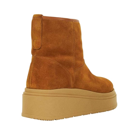 Dune London - "Podsey" Stiefel für Damen, Wildleder, Plattform-Absatz (Hellbraun) - Image 2
