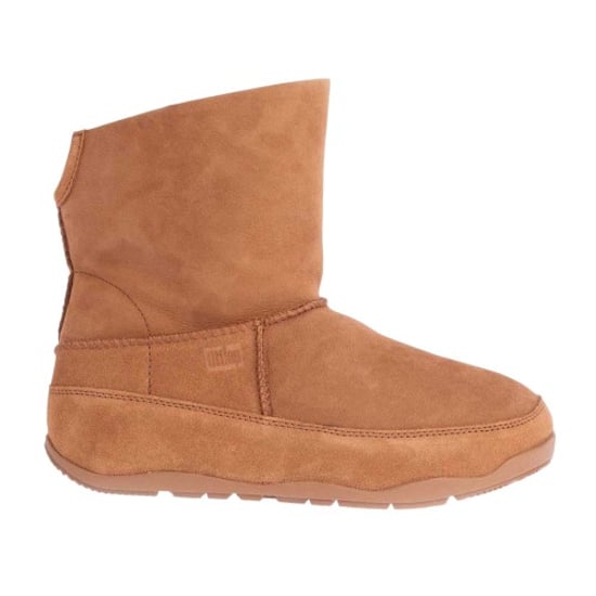 FitFlop - "Mukluk" Winterstiefel für Damen, Wildleder (Hellbraun) - Image 1