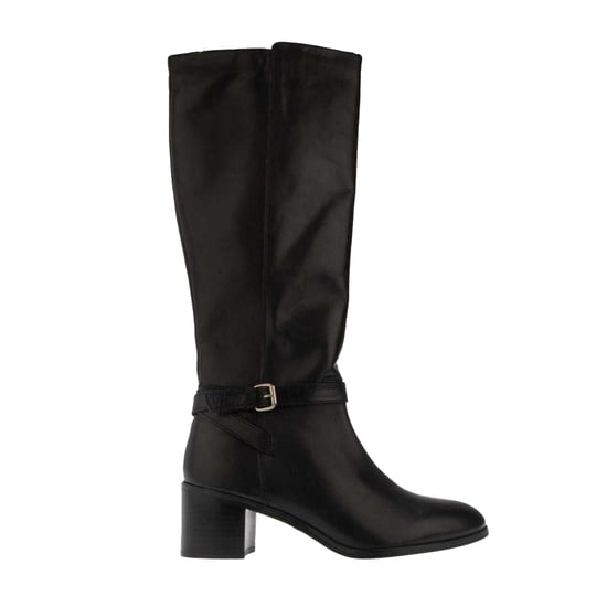 Dune London - "Trusti Casual" Kniehohe Stiefel für Damen, Leder (Schwarz) - Image 1