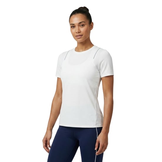 Castore - "Aeromesh" T-Shirt für Damen, Reflektierende Details (Brillantes Weiß) - Image 3