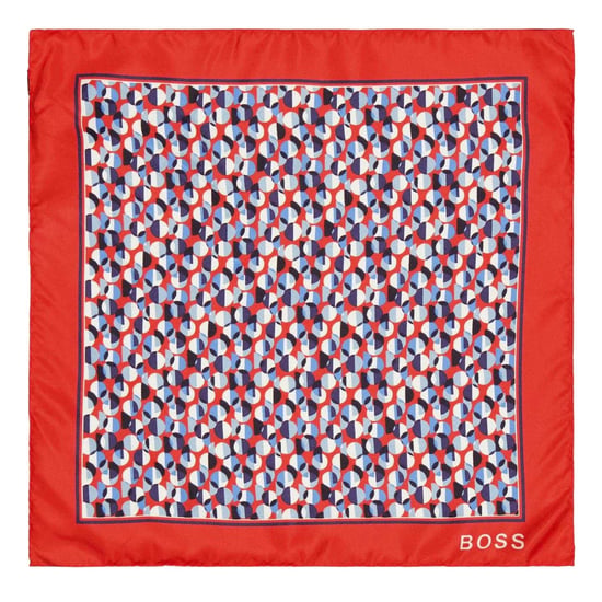 Boss - Logo-Einstecktuch für Herren (Rot) - Image 1