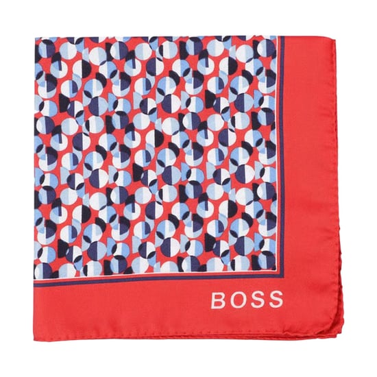 Boss - Logo-Einstecktuch für Herren (Rot) - Image 2