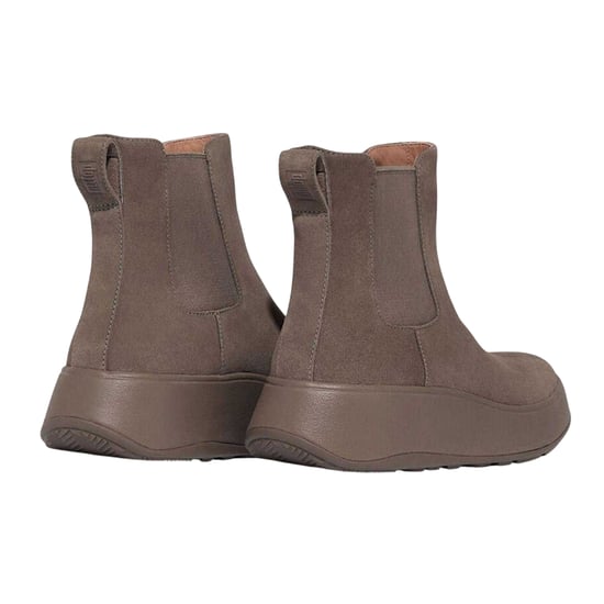 Fit Flop - "F-Mode" Stiefeletten für Damen, Wildleder, flach geformter Absatz (Grau) - Image 2