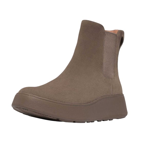 Fit Flop - "F-Mode" Stiefeletten für Damen, Wildleder, flach geformter Absatz (Grau) - Image 4
