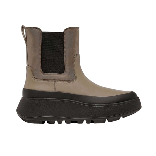 FitFlop - Stiefeletten für Damen, Wasserbeständig, flach geformter Absatz (Grau) - Image 1