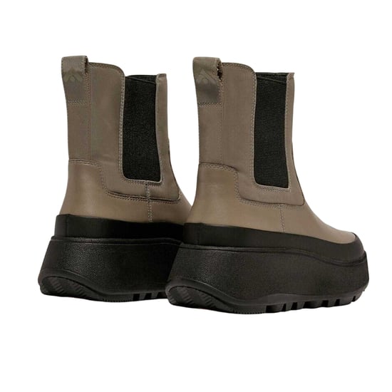 FitFlop - Stiefeletten für Damen, Wasserbeständig, flach geformter Absatz (Grau) - Image 2