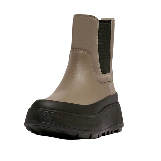 FitFlop - Stiefeletten für Damen, Wasserbeständig, flach geformter Absatz (Grau) - Image 5