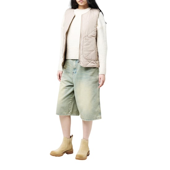 Timberland - "Brimfield" Stiefeletten für Damen, Wildleder, Blockabsatz (Hellbeige) - Image 4