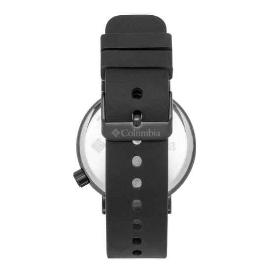 Columbia - "Trailbanks" Analoge Armbanduhr für Herren, Silikon (Schwarz) - Image 2