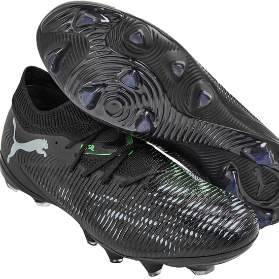 Puma Damen Future 8 Match Knöchelhohe Fußballschuhe für Kunstrasen (Schwarz/Grün) - Image 4