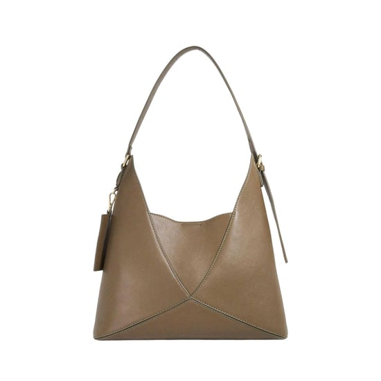 Dune London - "Lo Dinidearest" Schultertasche, Leder (Khakigrün) - Image 2