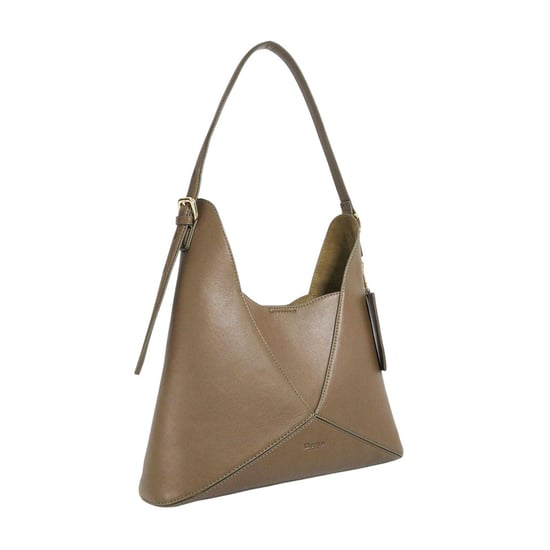 Dune London - "Lo Dinidearest" Schultertasche, Leder (Khakigrün) - Image 3