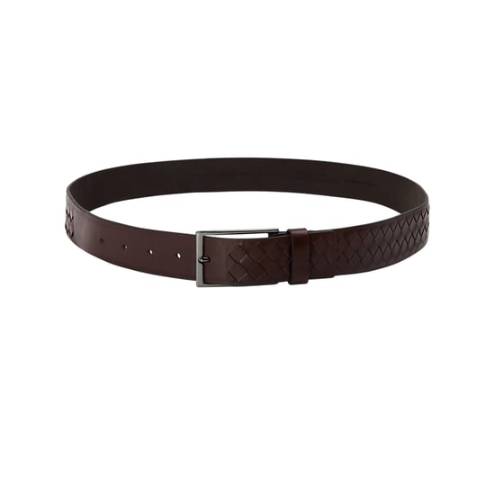 Boss - Gürtel für Herren, geflochten, Leder (Dunkelbraun) - Image 1