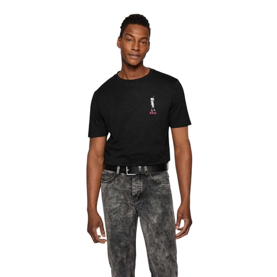 Boss - "Rummi" Gürtel, Kuh Leder (Schwarz) - Image 4