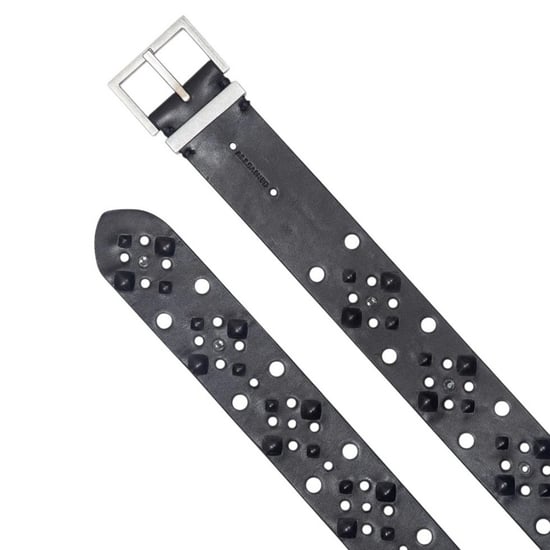 AllSaints - Gürtel, Mit Stollen, Leder (Schwarz) - Image 2