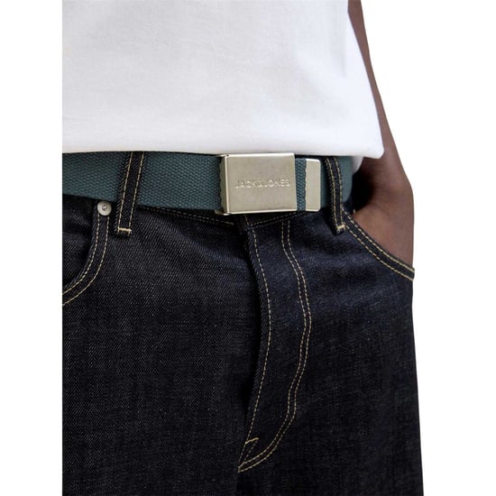 Jack And Jones - Gürtel für Herren, Canvas, gewebter Stoff (Tannengrün) - Image 1