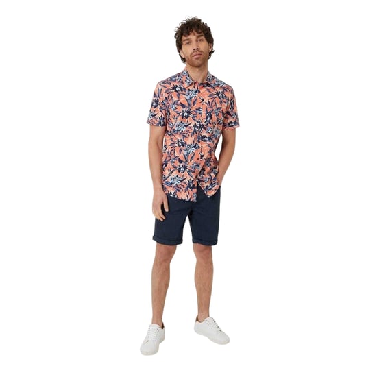 Threadbare - "Latham" Hemd für Herren, Regulär (Pfirsich) - Image 1