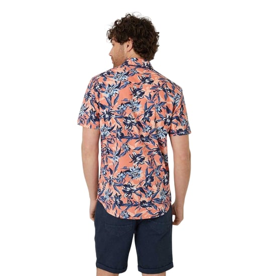 Threadbare - "Latham" Hemd für Herren, Regulär (Pfirsich) - Image 3