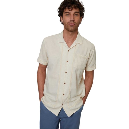 Threadbare - Hemd für Herren, kurzärmlig (Natürlich) - Image 2