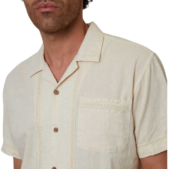 Threadbare - Hemd für Herren, kurzärmlig (Natürlich) - Image 4