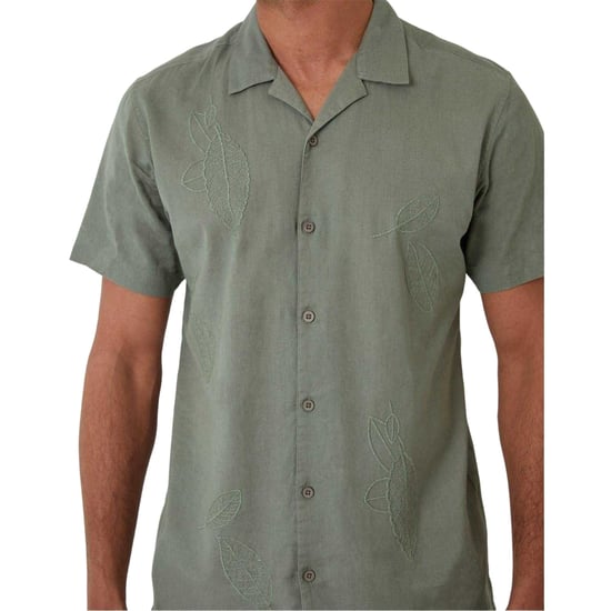 Threadbare - "Maples" Hemd für Herren, Regulär (Braungrau) - Image 4