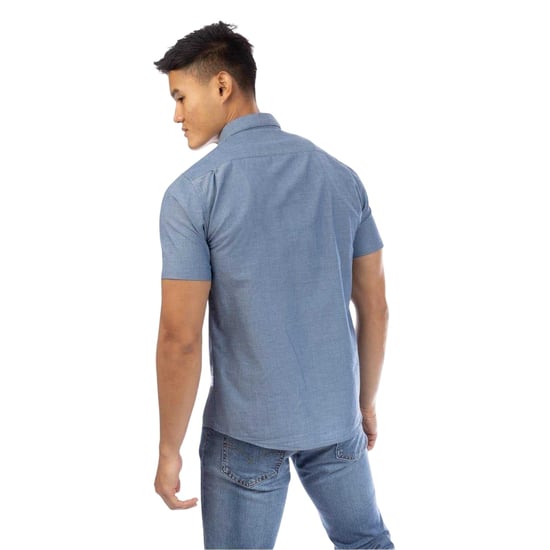 Peter Werth - Hemd für Herren, Chambray-Stoff (Indigoblau) - Image 2