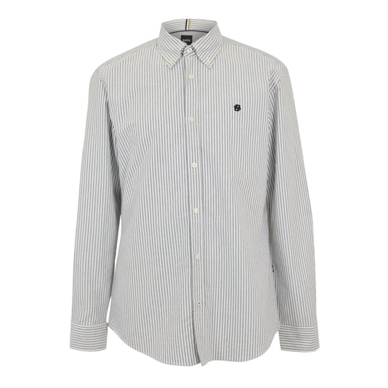 Boss - "H-Roan" Hemd für Herren, Oxford-Stil (Dunkelblau/Grau) - Image 1