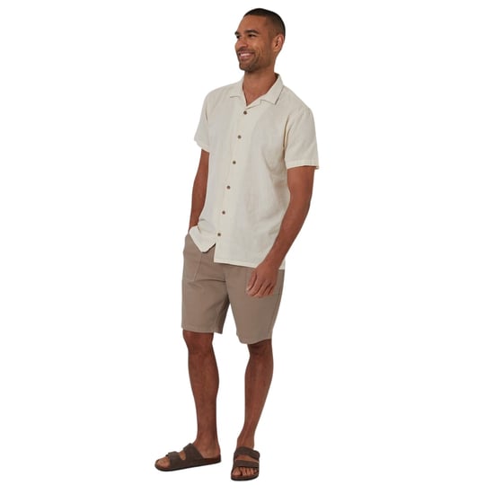 Threadbare - Hemd für Herren, kurzärmlig (Natürlich) - Image 4