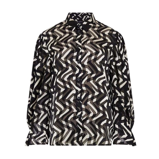 French Connection - "Diandra" Bluse für Damen, Langärmlig (Schwarz/Cremefarbe) - Image 2
