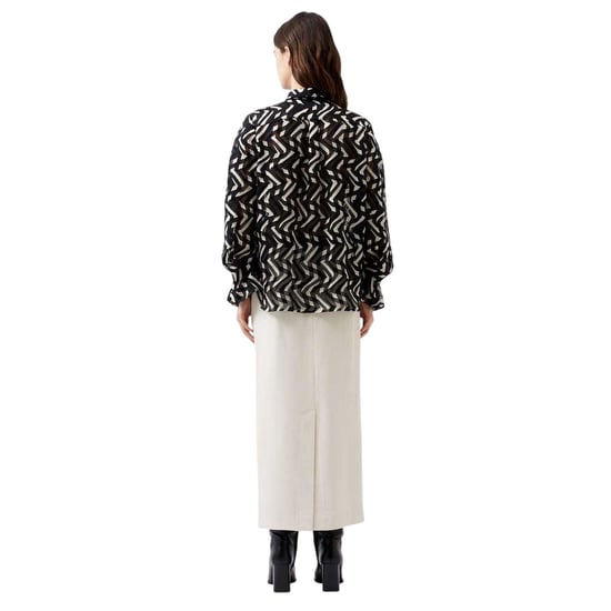 French Connection - "Diandra" Bluse für Damen, Langärmlig (Schwarz/Cremefarbe) - Image 3
