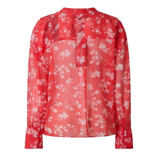 French Connection - "Alesndra" Bluse für Damen, V-Ausschnitt, Langärmlig (Cayenne-Rot) - Image 2