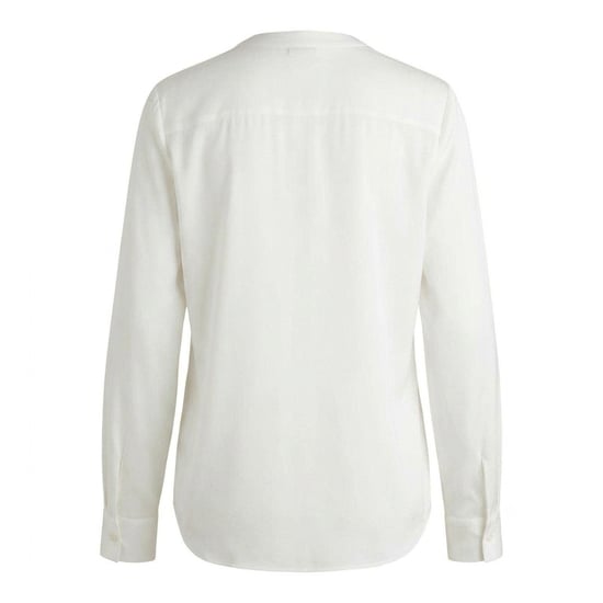Boss - Bluse für Damen, Seide, Regulär, Langärmlig (Weiß) - Image 2