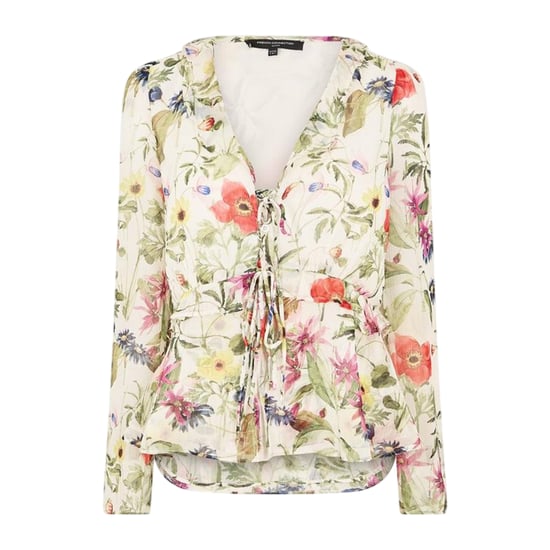 French Connection - "Monica" Bluse für Damen, Langärmlig (Weiß/Bunt) - Image 2