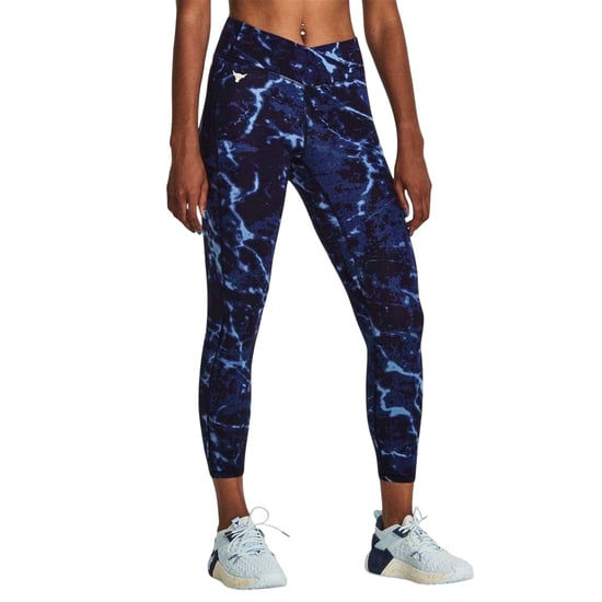 Under Armour - "Project Rock" 7/8 Leggings für Damen (Blau) - Image 4