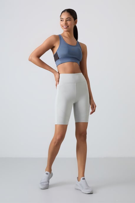 Tailliertes ärmelloses Sport-Crop-Top - Image 3
