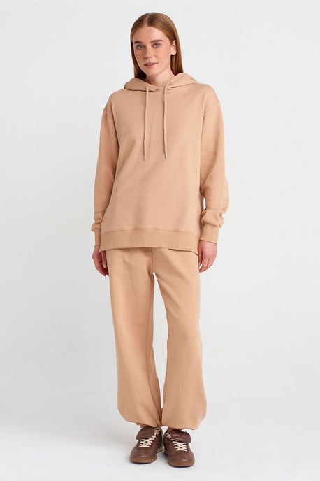 Übergröße Baumwoll-Hoodie mit Reißverschluss vorne - Image 3