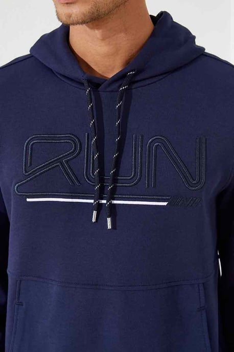 Tommy Life Hoodie für Herren mit Logo-Print - Marineblau - Image 4