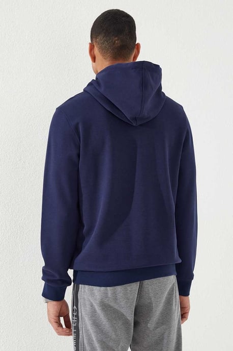 Tommy Life Hoodie für Herren mit Logo-Print - Marineblau - Image 5