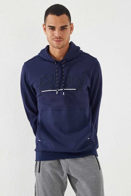 Tommy Life Hoodie für Herren mit Logo-Print - Marineblau - Image 6