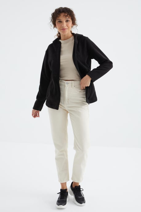 Damen Kapuzenzip-Sweatshirt - Image 2