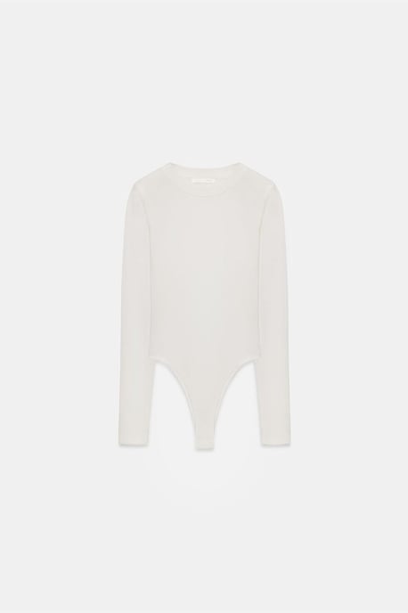 Slim Fit Rundhals-Jersey-Body - Image 5