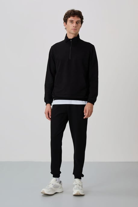 Herren Sweatshirt-Set mit Reißverschluss und Hose - Image 1