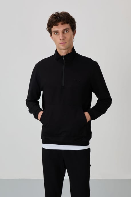 Herren Sweatshirt-Set mit Reißverschluss und Hose - Image 2
