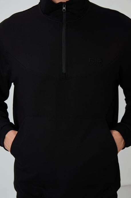 Herren Sweatshirt-Set mit Reißverschluss und Hose - Image 4