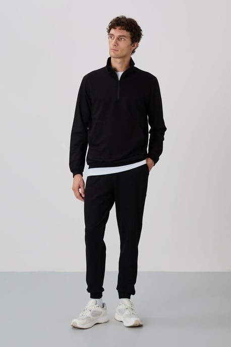 Herren Sweatshirt-Set mit Reißverschluss und Hose - Image 5