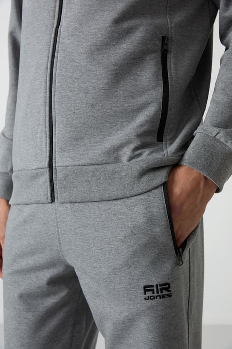 Herren Strick-Fleece Sweatshirt und Hose Set - Image 3