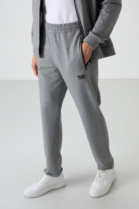Herren Strick-Fleece Sweatshirt und Hose Set - Image 4