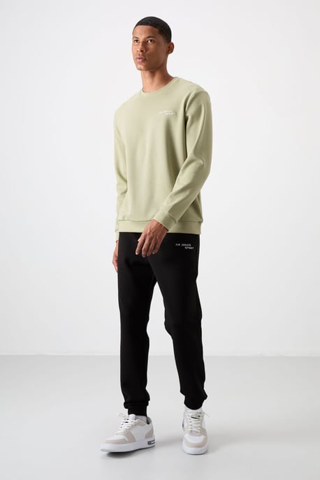 Herren Langarm-Sweatshirt und Hose Set - Image 6