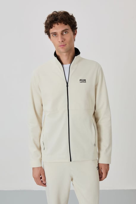 Herren Sweatshirt- und Hosen-Set mit Reißverschlusskragen - Image 2